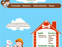 Tablet Screenshot of hondennamen.com